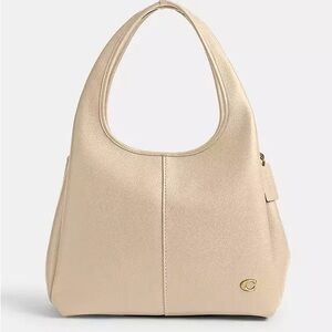 Coach Lana Pebbled Leather Hobo Tote Bag